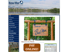 Tablet Screenshot of bowmarwater.org